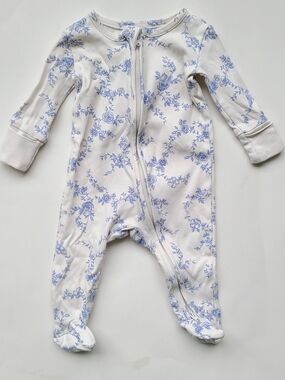 Colored Organics Floral Sleeper